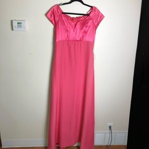 Vintage size 14 coral event dress